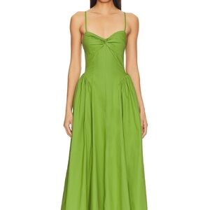 Elegant Green Maxi Dress
